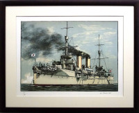   Petr Ptáček - Japonská válečná loď  - grafika